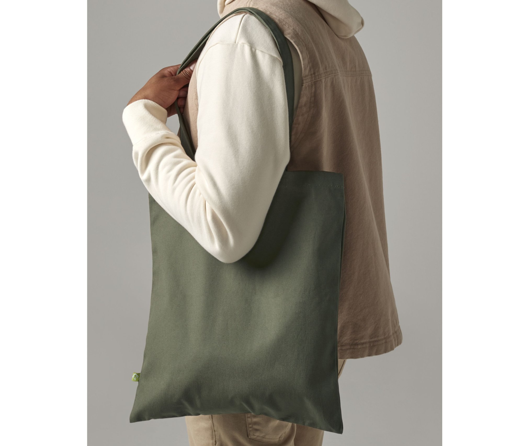 Sac shopping organique en coton canvas Westford Mill Earthaware® Organic Bag For Life Sac shopping organique en coton canvas Westford Mill Earthaware® Organic Bag For Life