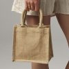 Sac shopping Petit cadeau en toile de jute Westford Mill Petite Gift Bag