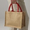 Sac shopping Petit en toile de jute Westford Mill Mini Gift Bag