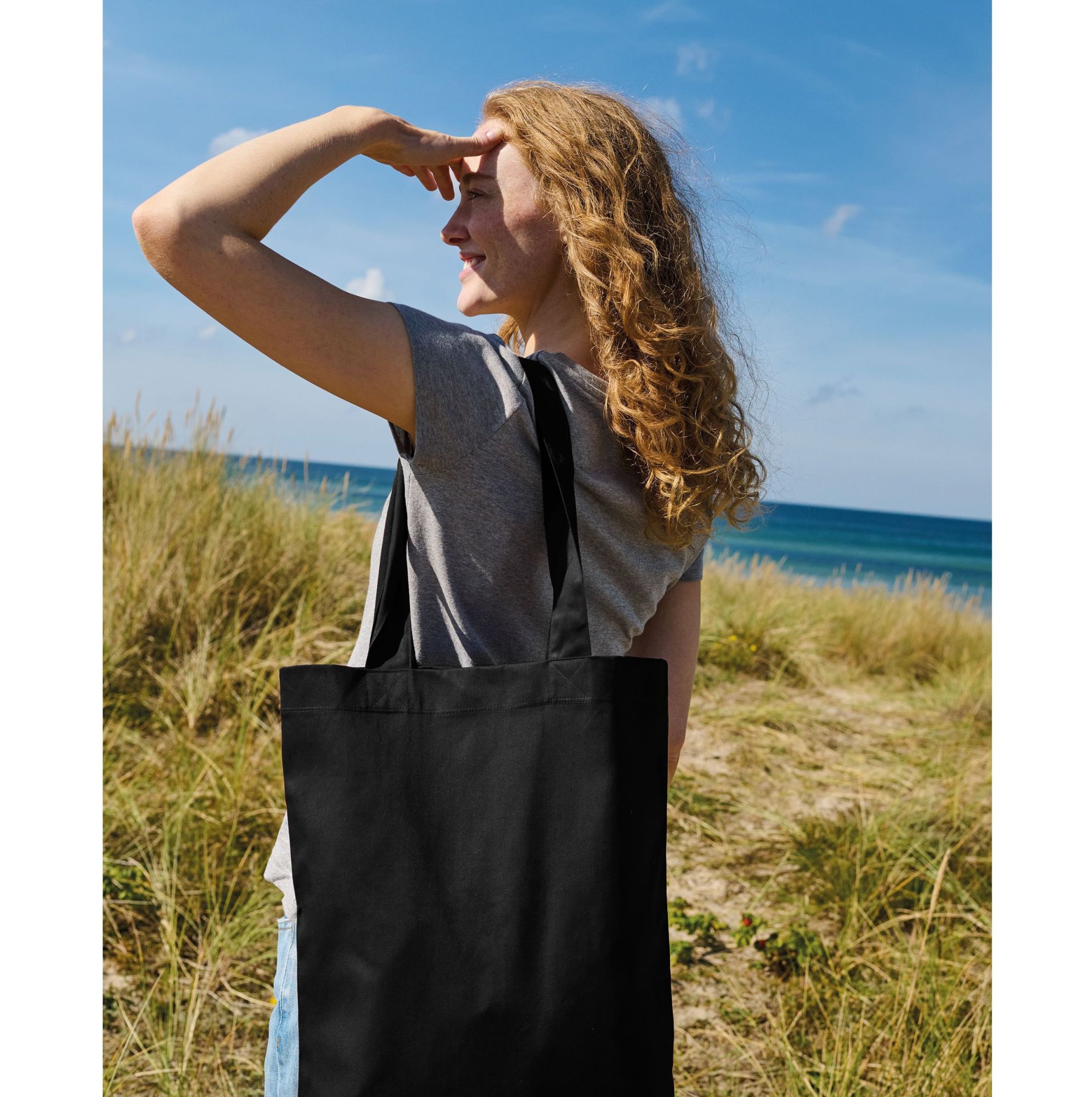 Sac shopping Tote bag en coton Tiger Cotton Twill Sac shopping Tote bag en coton Tiger Cotton Twill
