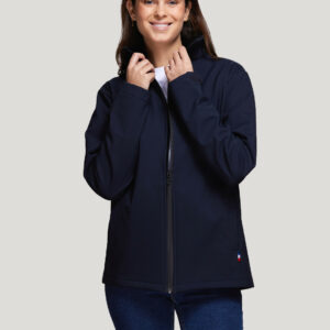 Blouson softshell femme recyclé fabriqué en France Salève – vue 2