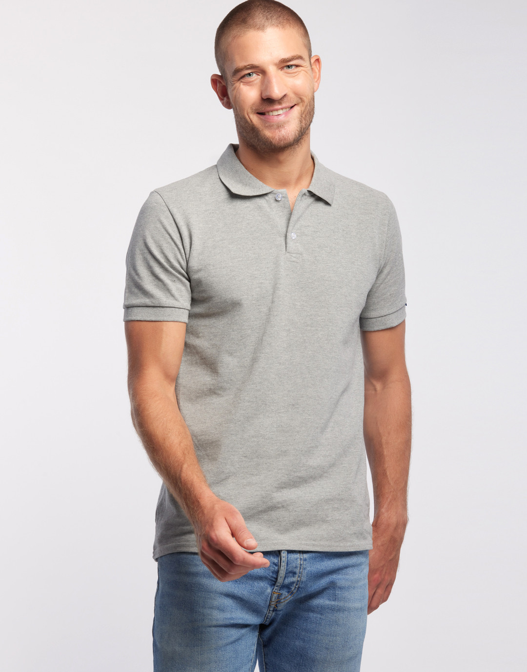 Polo homme manches courtes fabriqué en France Sartre Polo homme manches courtes fabriqué en France Sartre – vue 4