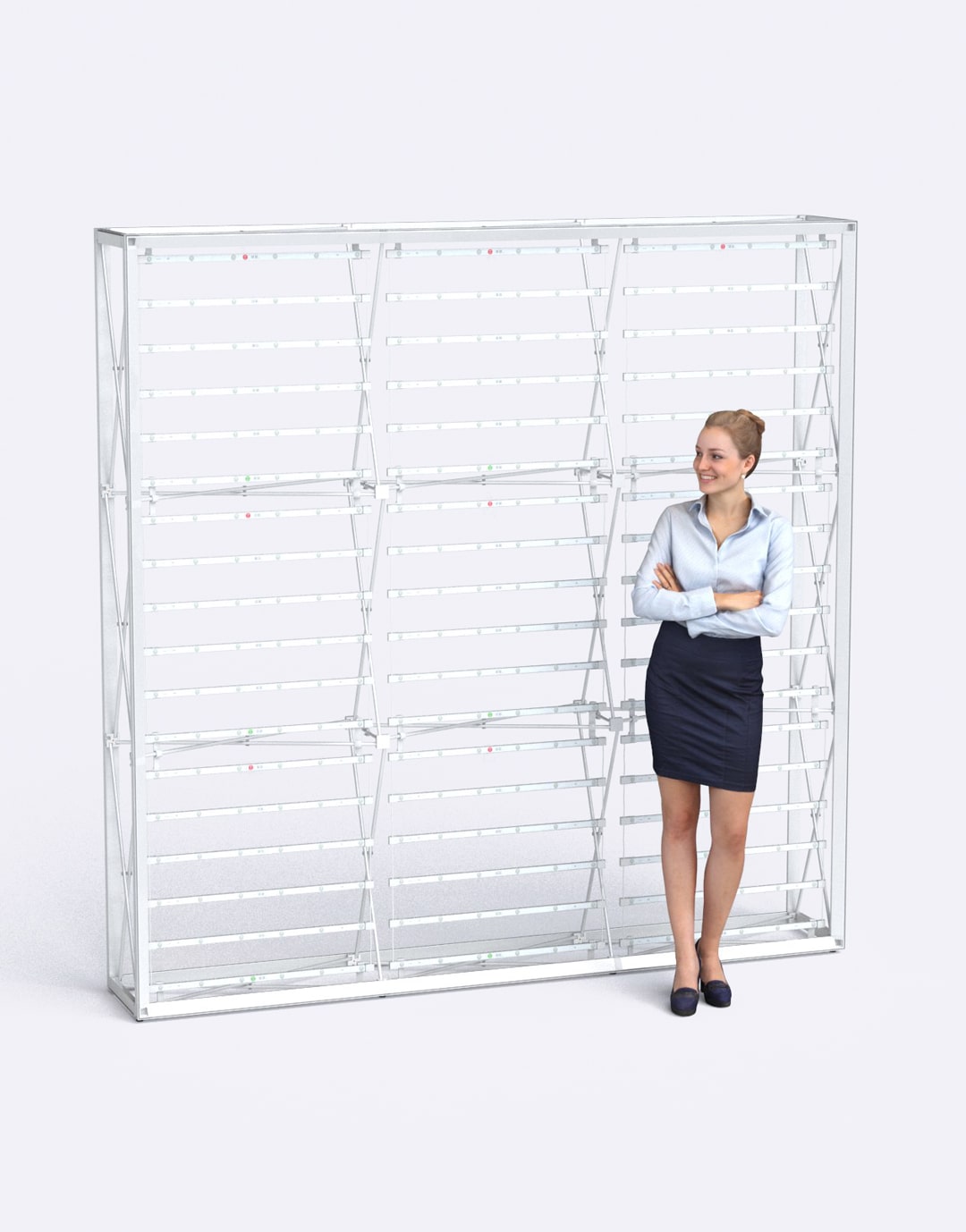 Stand lumineux parapluie SEG Stand lumineux parapluie SEG – vue 3