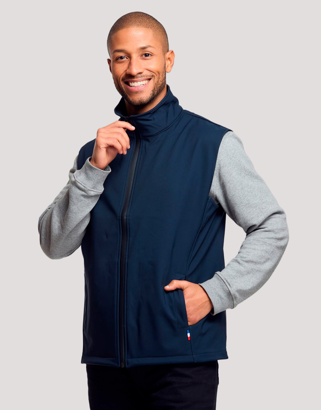Bodywarmer softshell homme fabriqué en France Semnoz Bodywarmer softshell homme fabriqué en France Semnoz