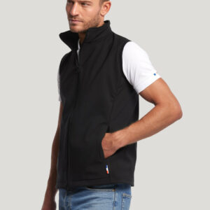 Bodywarmer softshell homme fabriqué en France Semnoz – vue 2