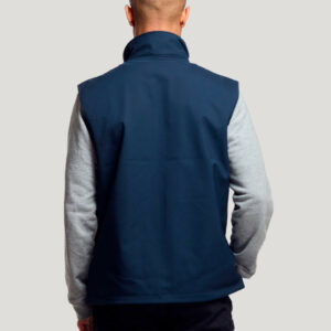 Bodywarmer softshell homme fabriqué en France Semnoz – vue 3