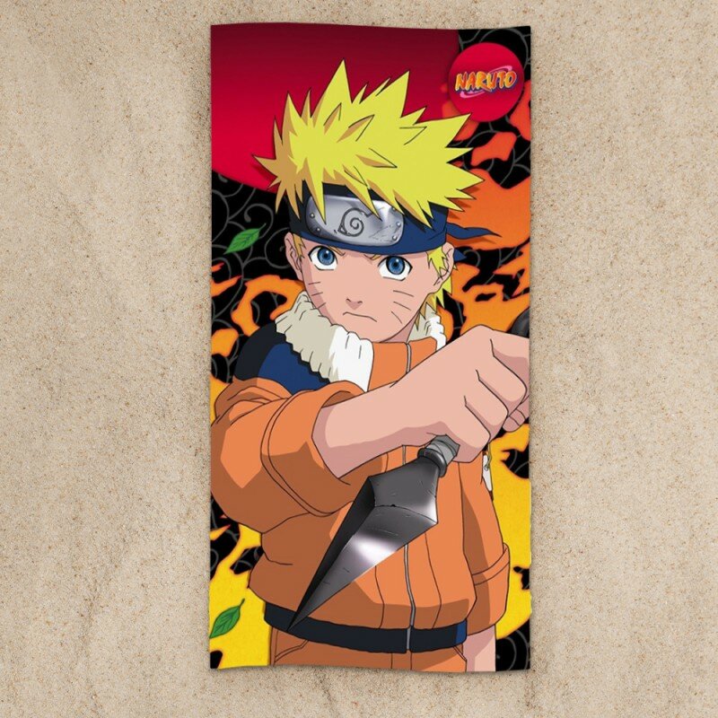 Serviette de Plage Naruto Uzumaki Poignard Serviette de Plage Naruto Uzumaki Poignard