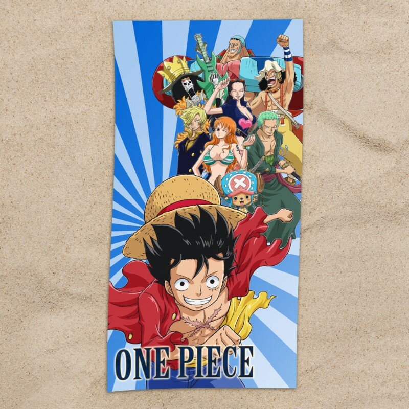 Serviette de Plage One Piece Personnages Serviette de Plage One Piece Personnages