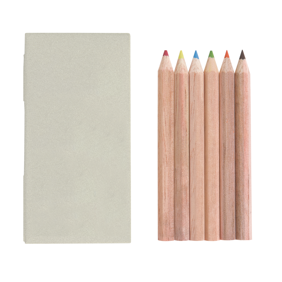 Set 6 crayons couleurs cfc Set 6 crayons couleurs cfc