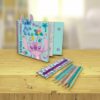 Set Coloriage Stitch & Angel Disney - Carnet de Coloriage, Trousse Plate et Crayons de Couleur