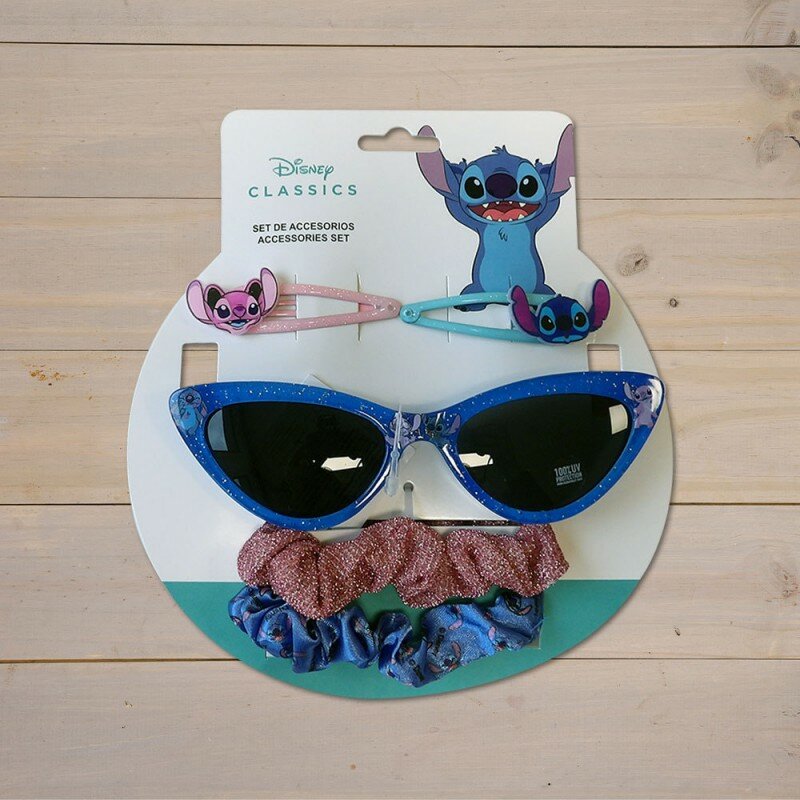 Set d'Accessoires de Beauté Stitch Disney Girly Set d'Accessoires de Beauté Stitch Disney Girly