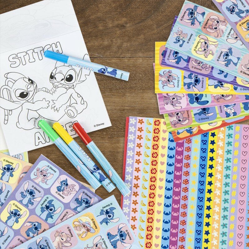 Set de 1000 Stickers Angel & Stitch Disney Set de 1000 Stickers Angel & Stitch Disney