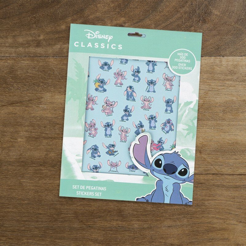 Set de 300 Stickers Angel & Stitch Disney Set de 300 Stickers Angel & Stitch Disney