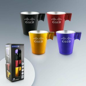 Set de 4 tasses expresso Luminarc personnalisées