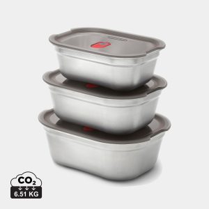 Set de boîtes repas x3 Petite, Moyenne, Grande Black+Blum