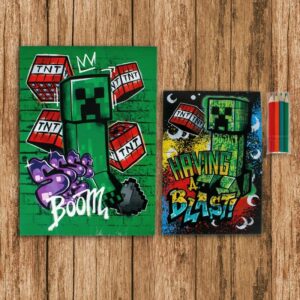 Set de Coloriage Minecraft
