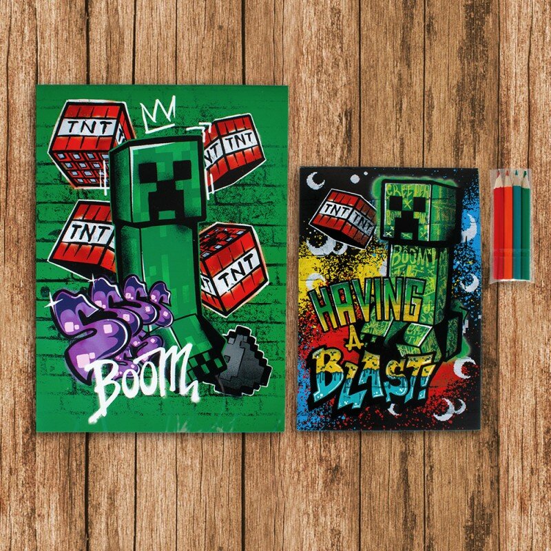 Set de Coloriage Minecraft Set de Coloriage Minecraft