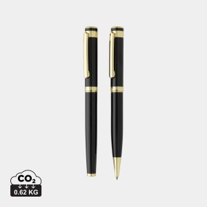 Set de stylos en laiton recyclé RCS Swiss Peak Luca