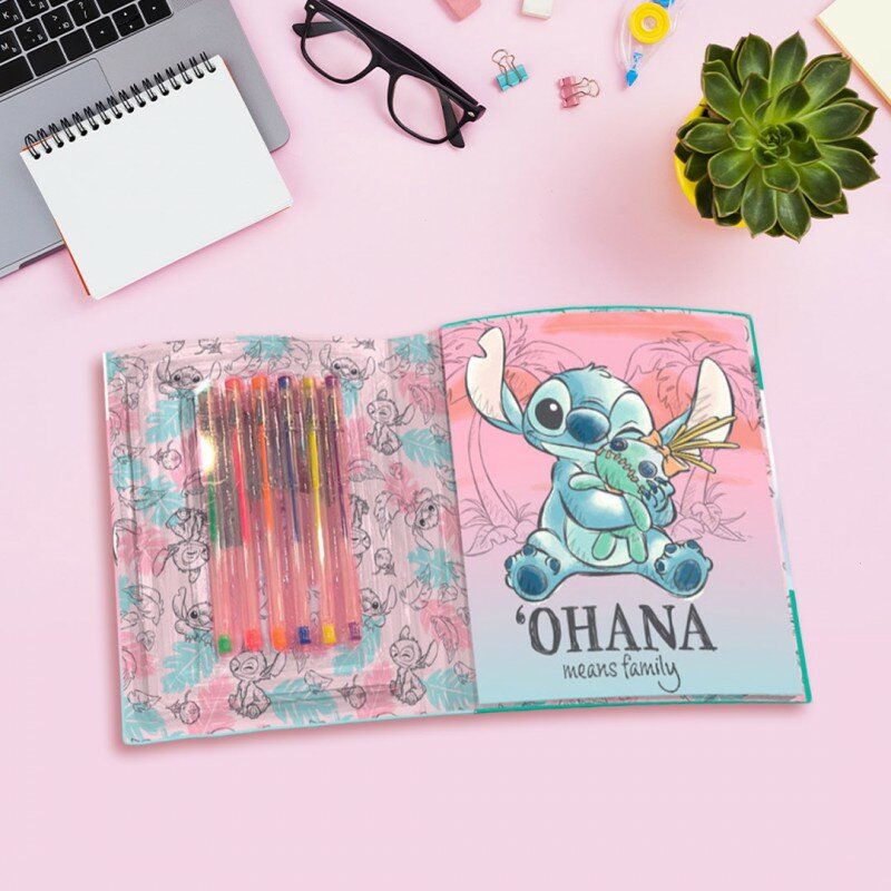 Set Livre de Coloriage Stitch Disney et 6 Stylos Gel Set Livre de Coloriage Stitch Disney et 6 Stylos Gel