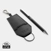 Set porte-clés et stylo en rPET PU RCS Swiss Peak Tula