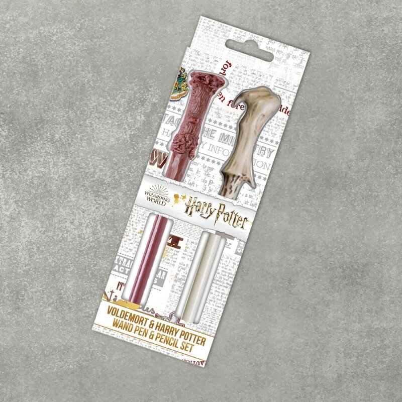 Set Stylo et Crayon Baguettes Magiques Harry Potter et Voldemort Set Stylo et Crayon Baguettes Magiques Harry Potter et Voldemort