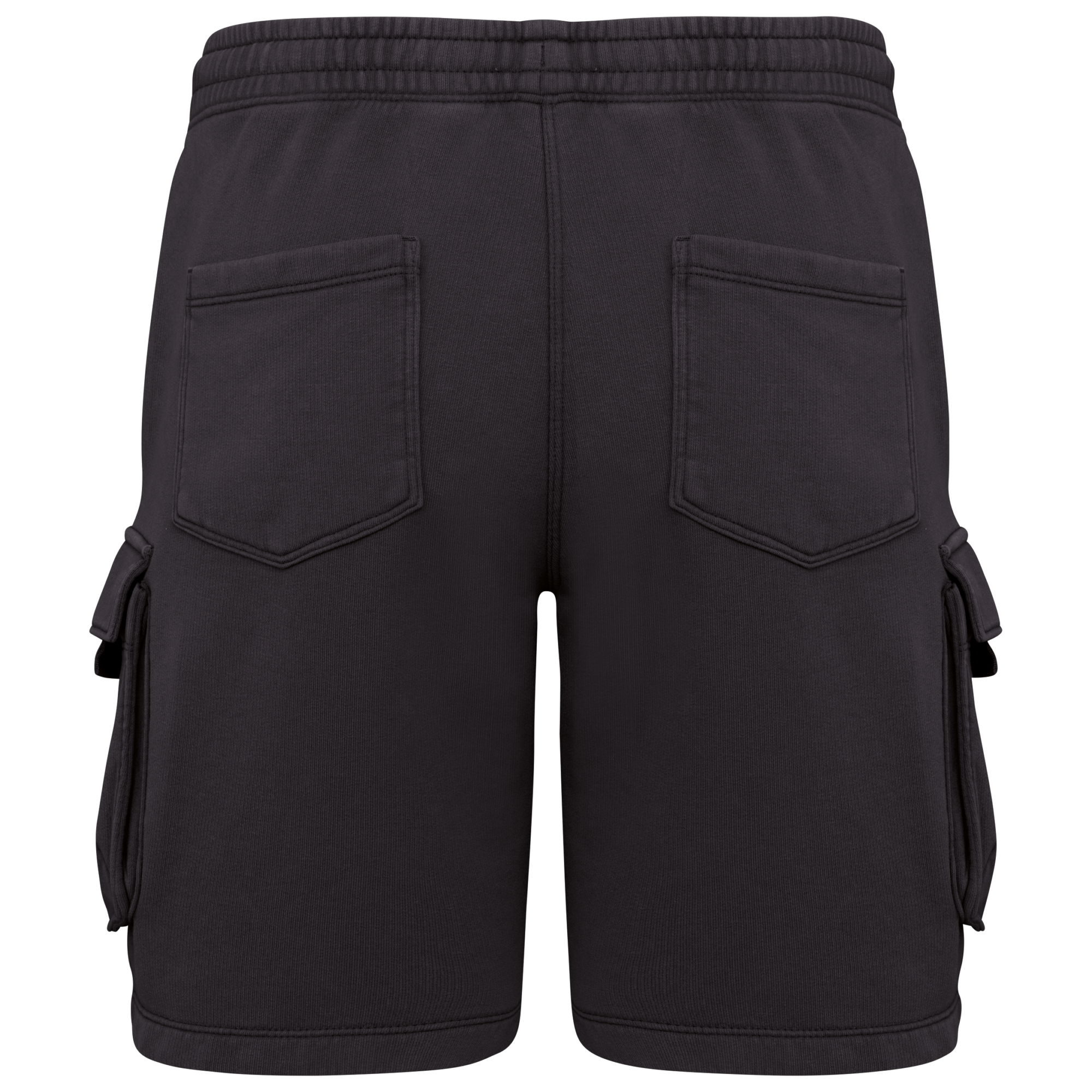 Short cargo écoresponsable délavé French Terry homme Native Spirit NS717 Short cargo écoresponsable délavé French Terry homme Native Spirit NS717