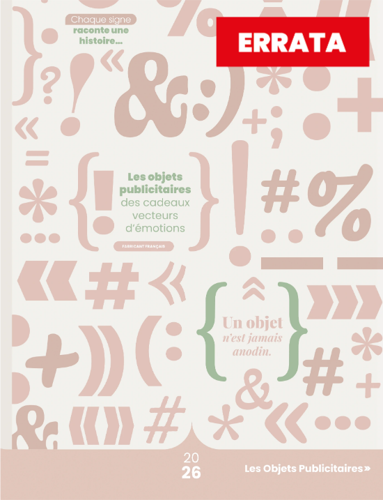 Couverture du catalogue Objets publicitaires 2026