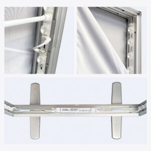 Box lumineuse aluminium Silverframe – vue 2