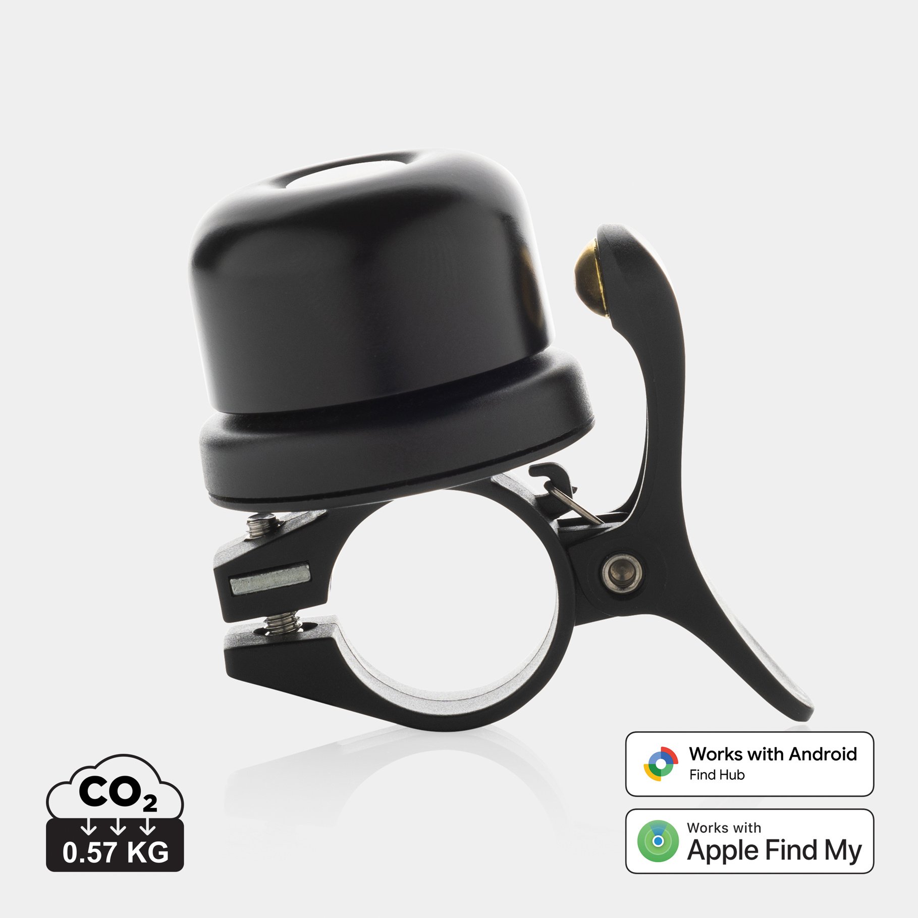 Sonnette de vélo avec géolocalisation Dual Sonnette de vélo avec géolocalisation Dual