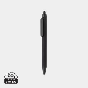 Stylo avec finition gomme en ABS recyclé certifié GRS Tide