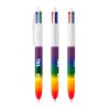 Stylo bille BIC® 4 Couleurs® Rainbow Decor