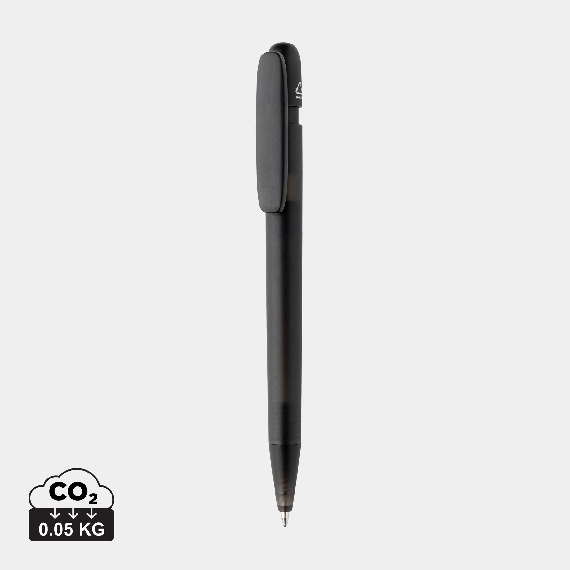 Stylo transparent en ABS recyclé et certifié GRS Devin Stylo transparent en ABS recyclé et certifié GRS Devin