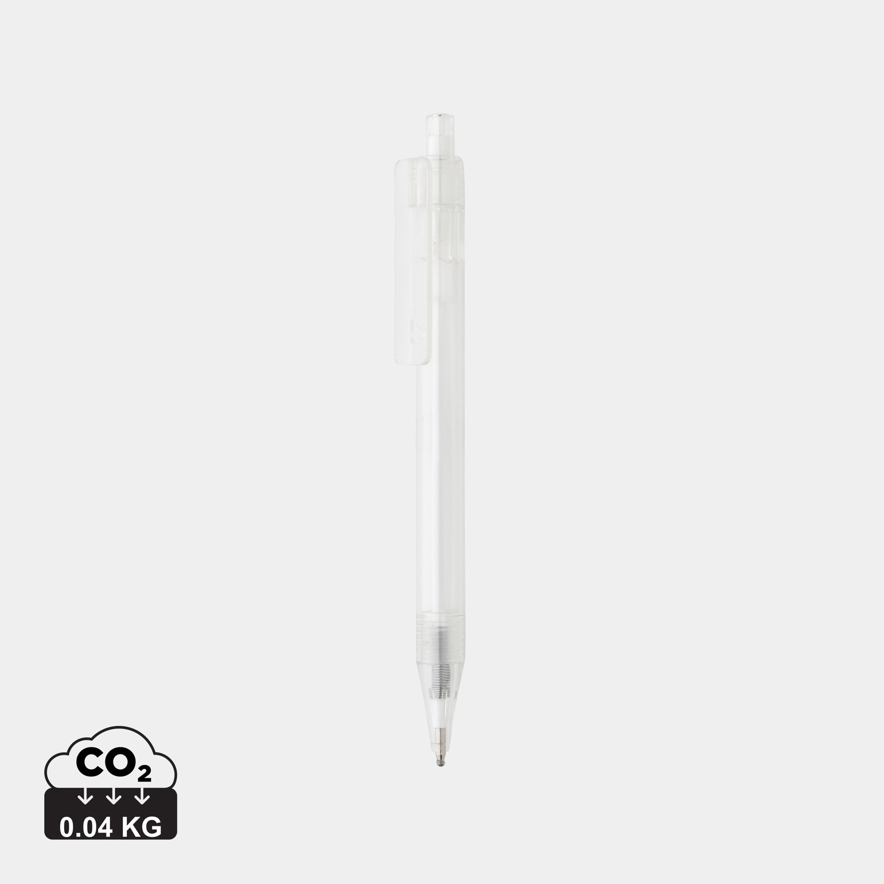 Stylo transparent X8 en rPET GRS Stylo transparent X8 en rPET GRS