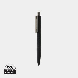 Stylo X3 finition gomme noire en ABS recyclé RCS