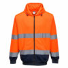 Sweat à capuche bicolore à zip Portwest B317