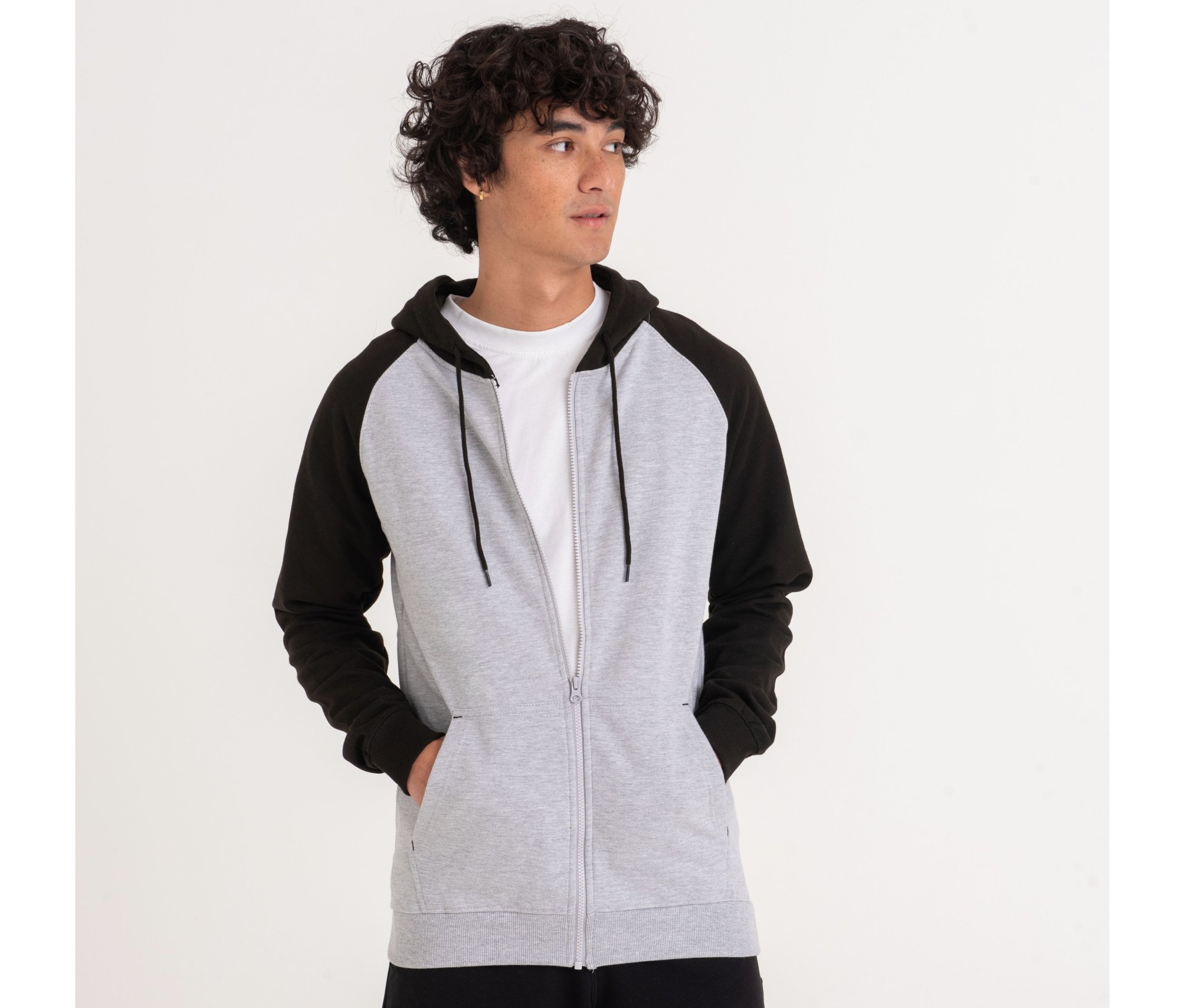 Sweat baseball zippé Just Hoods Zoodie Sweat baseball zippé Just Hoods Zoodie