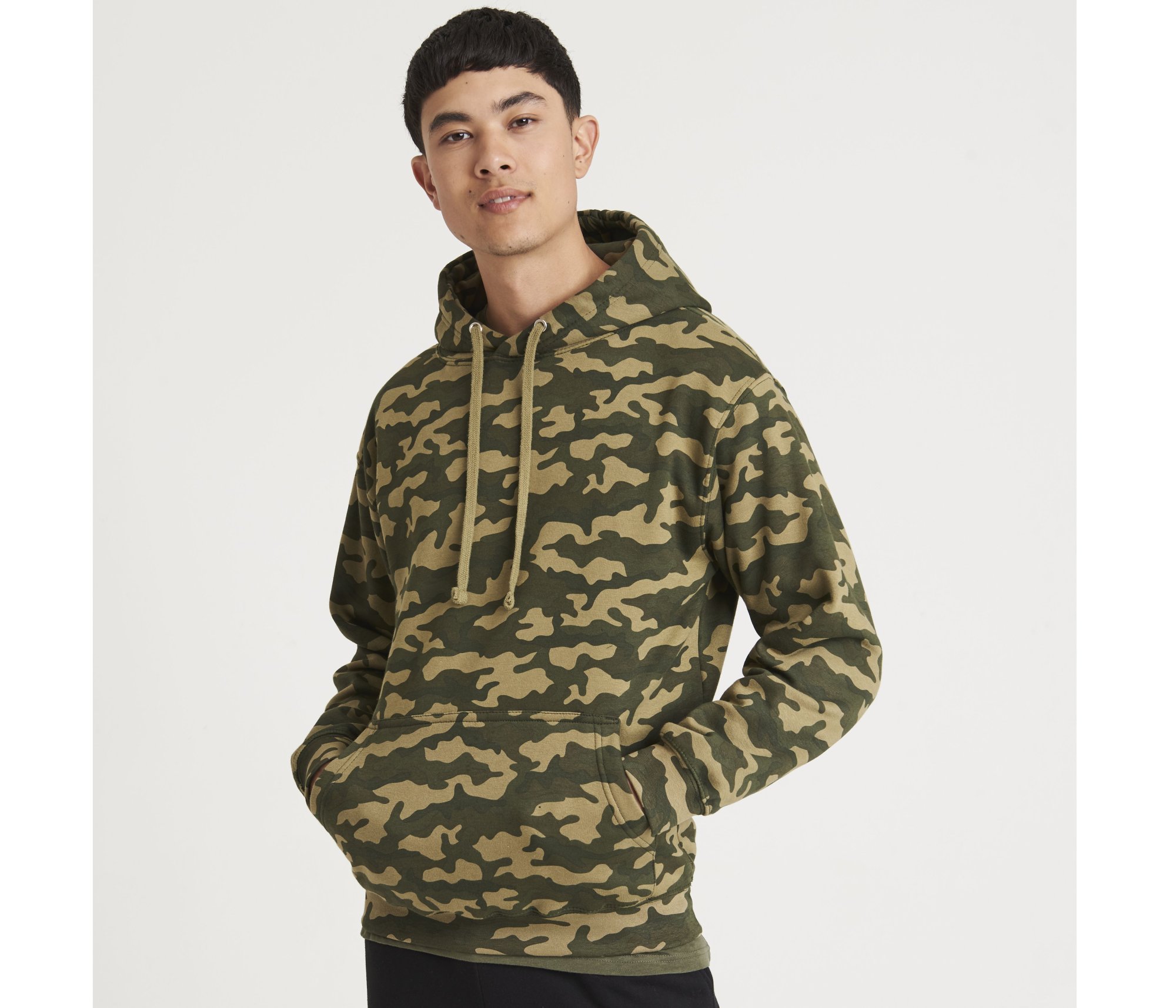 Sweat capuche camouflage Just Hoods Camo Hoodie Sweat capuche camouflage Just Hoods Camo Hoodie