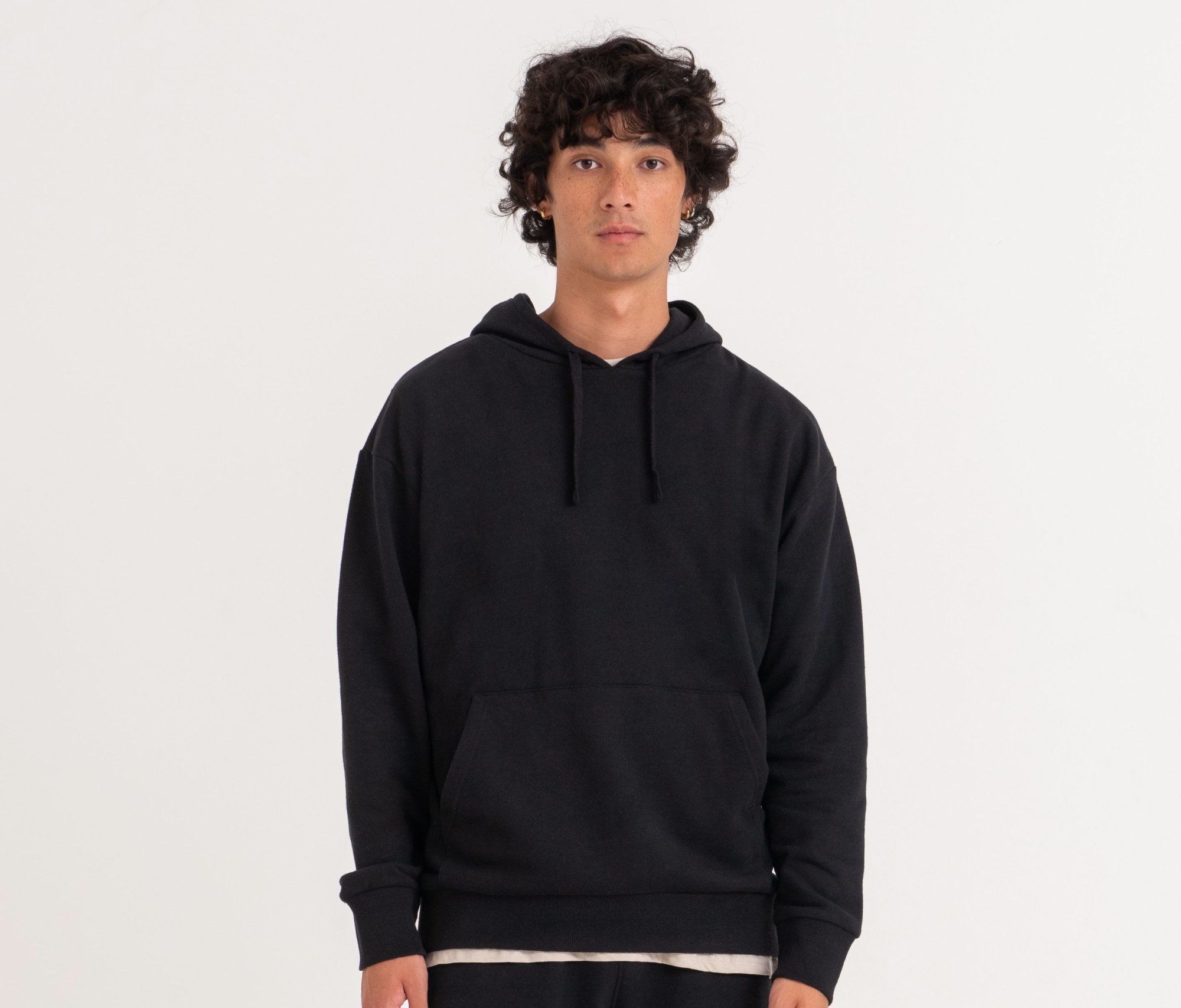 Sweat capuche en coton et polyester recyclés Ecologie Crater Recycled Hoodie Sweat capuche en coton et polyester recyclés Ecologie Crater Recycled Hoodie