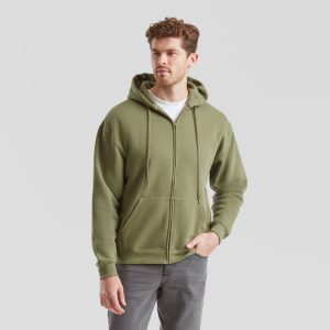 Sweat capuche grand zip 280 Fruit Of The Loom Premium Hooded Jacket
