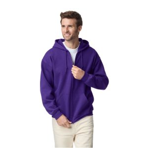 Sweat capuche grand zip Gildan Full Hooded