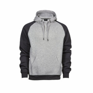 Sweat capuche manches contrastées Tee Jays Two-Tone Hooded Sweatshirt