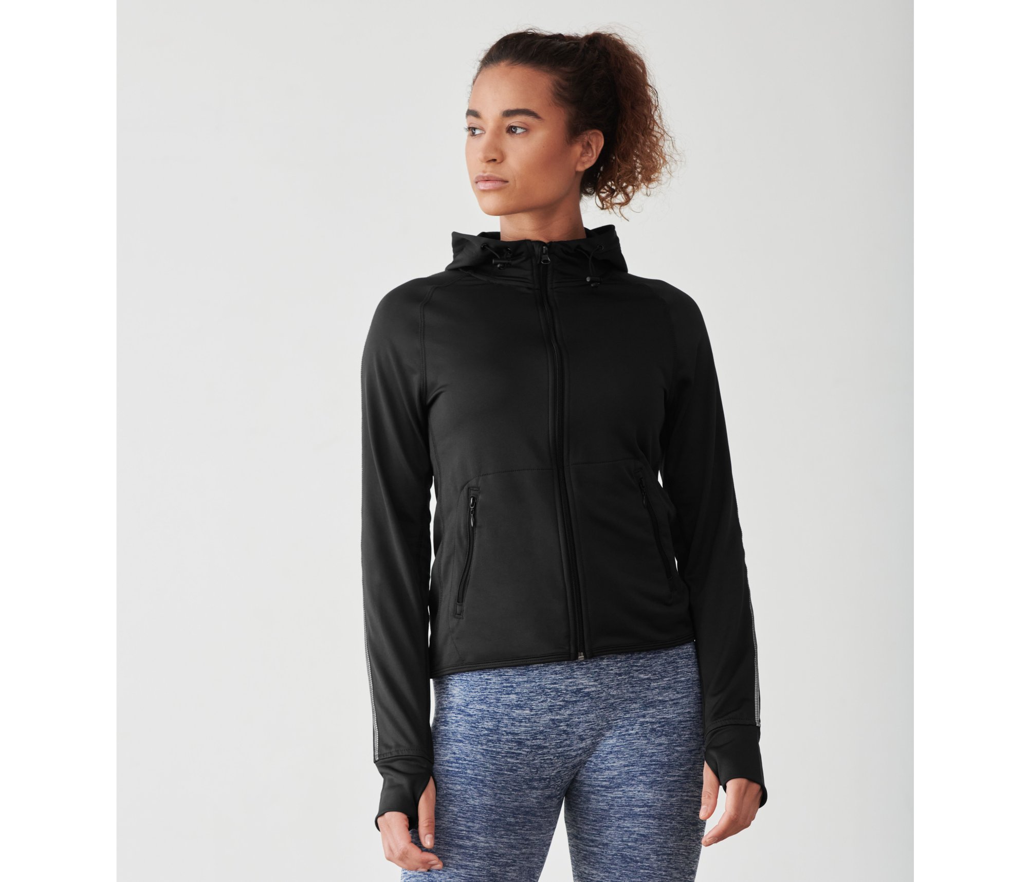 Sweat capuche sport femme Tombo Ladies' Running Hoodie Sweat capuche sport femme Tombo Ladies' Running Hoodie