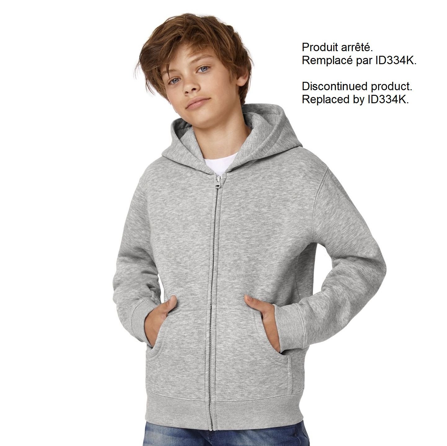 Sweat capuche zippé enfant B&c Hooded Full Zip Kids Sweat capuche zippé enfant B&c Hooded Full Zip Kids