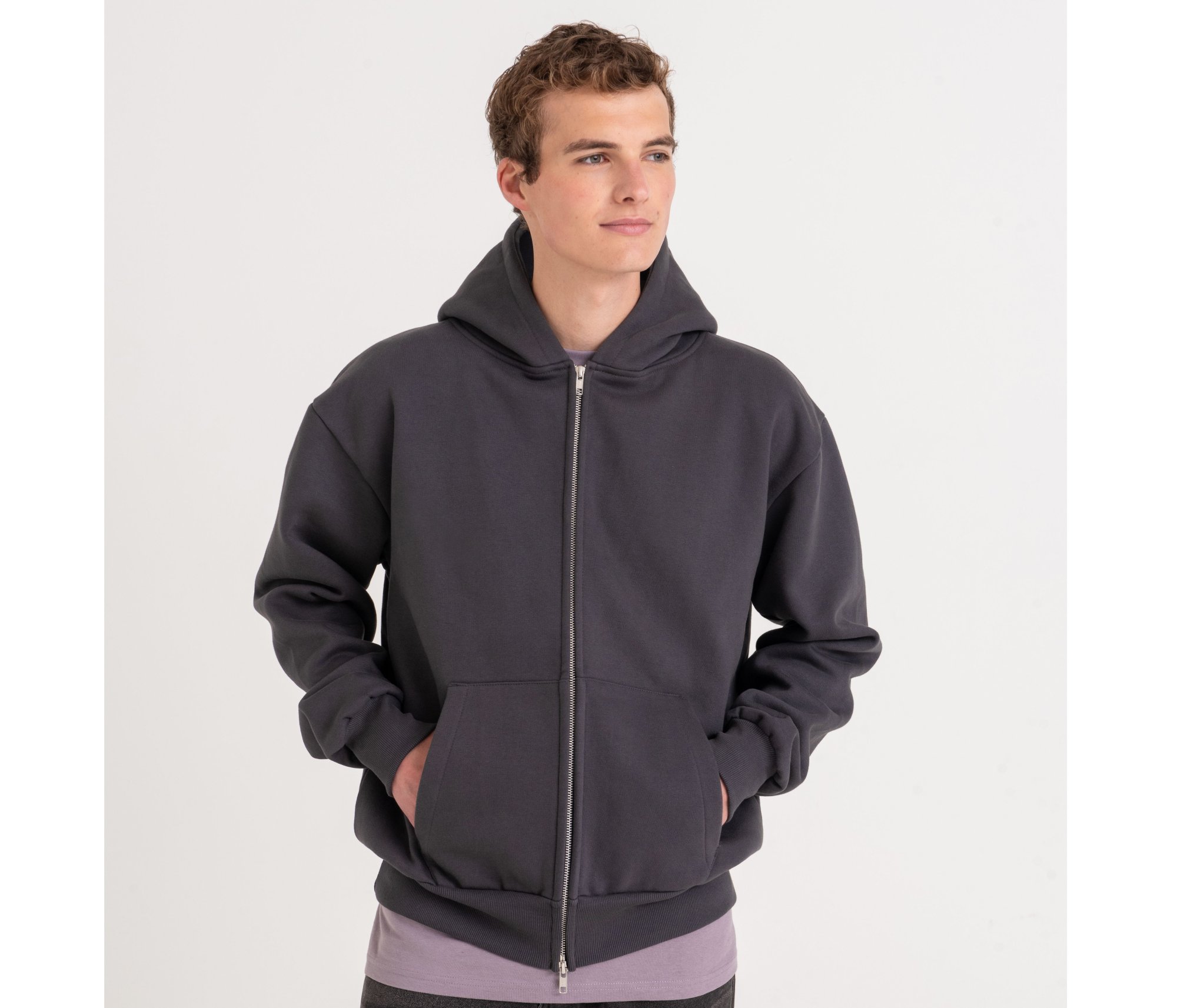 Sweat capuche zippé lourd Just Hoods Signature Heavyweight Zoodie Sweat capuche zippé lourd Just Hoods Signature Heavyweight Zoodie