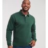 Sweat col polo lavable à 60° Russell Heavy Duty Workwear Collar Sweatshirt
