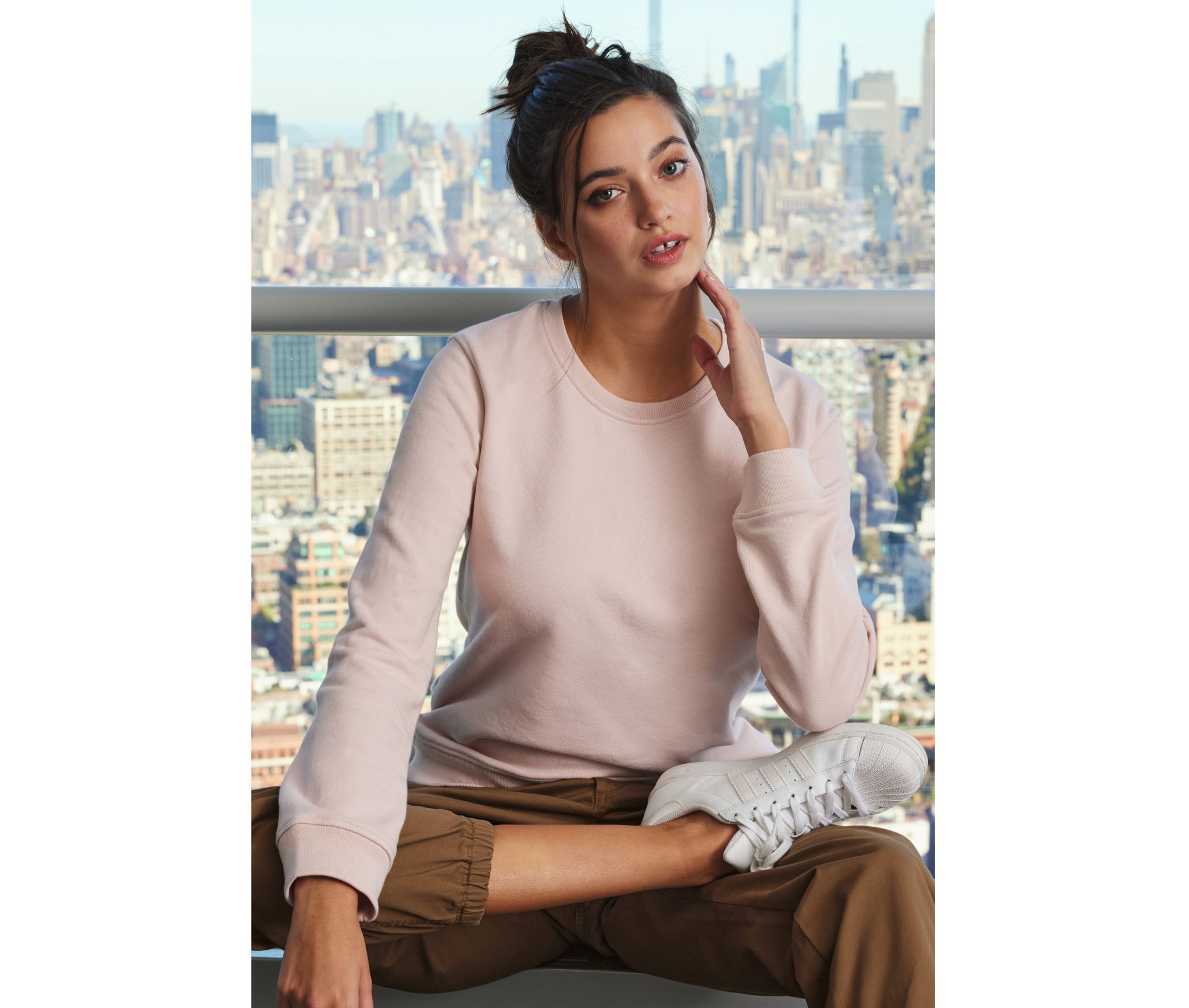 Sweat col rond organique femme B&c Inspire Crew Neck /women Sweat col rond organique femme B&c Inspire Crew Neck /women