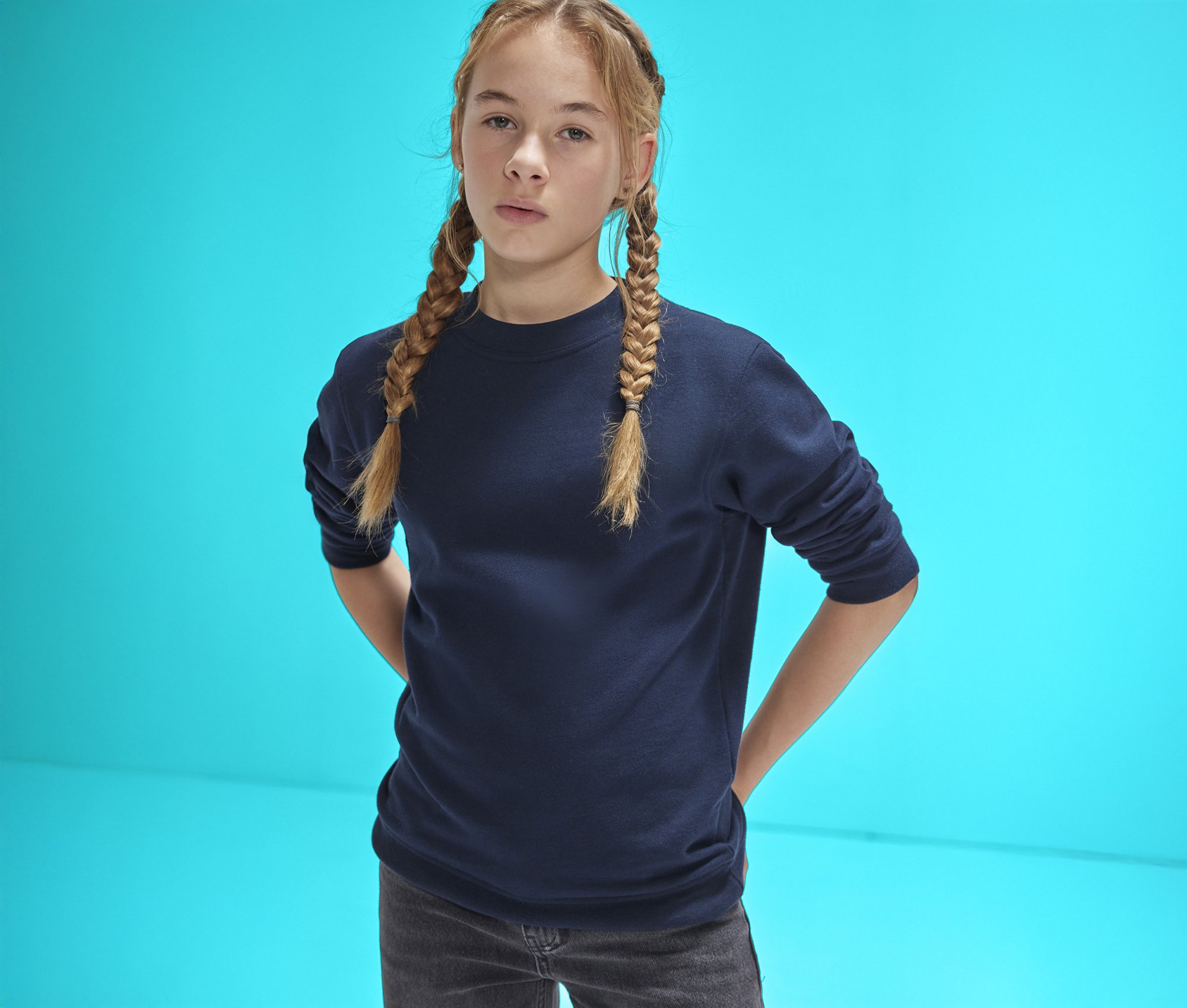 Sweat col rond unisexe B&c Id.332 Crew /kids Sweat col rond unisexe B&c Id.332 Crew /kids