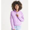 Sweat court col zippé femme Just Hoods Women's Cropped 1/4 Zip