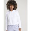 Sweat court femme Just Hoods Girlie Cropped Hoodie
