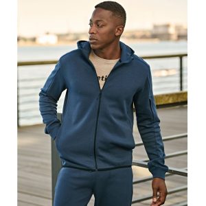 Sweat de sport à capuche zippé Tee Jays Athletic Hooded Full Zip